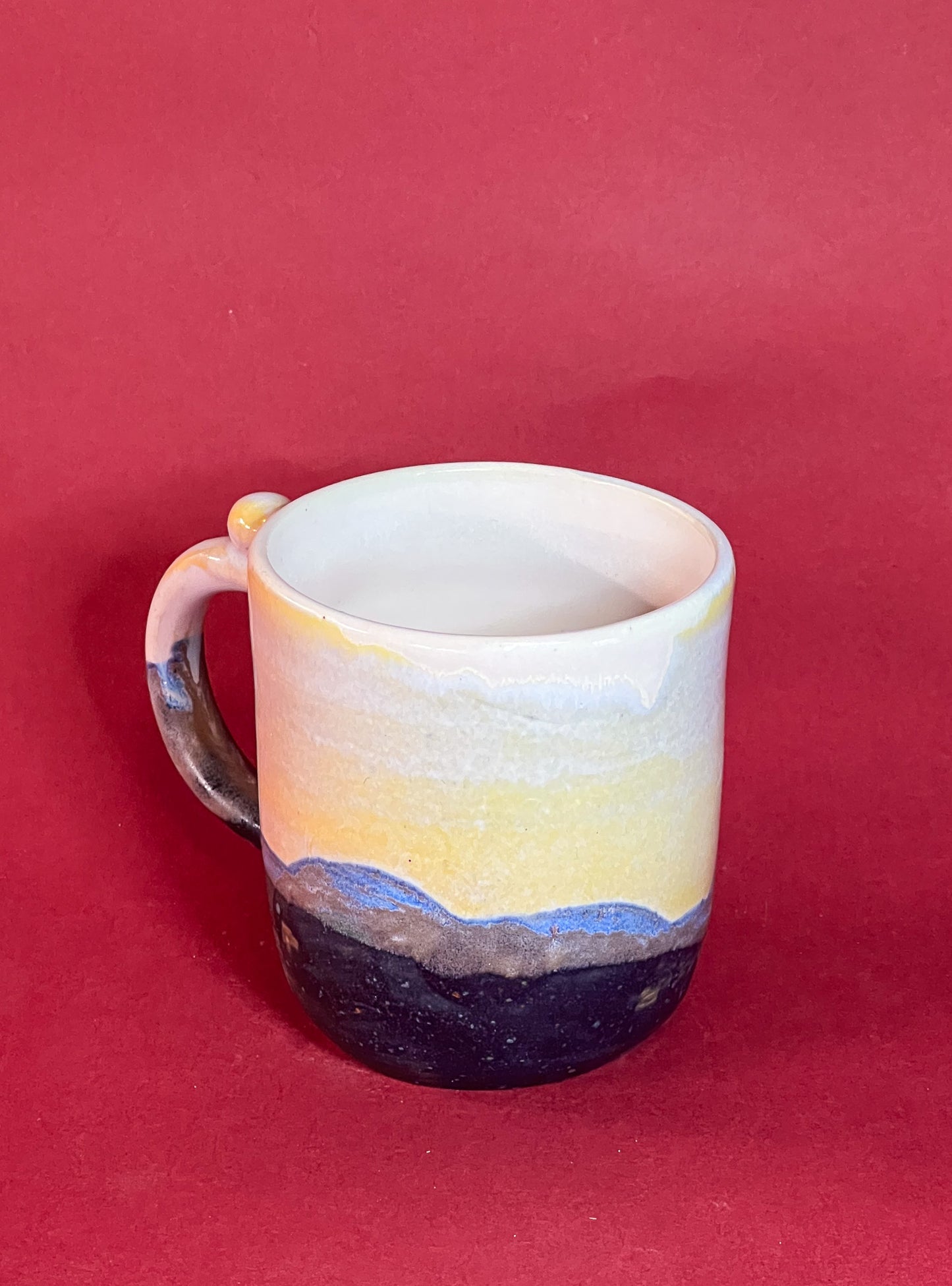 Winter Mountain Cafe Mug