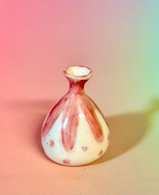 Tiny Watercolor Bud Vase