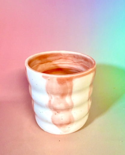 Watercolor Wavy Cup